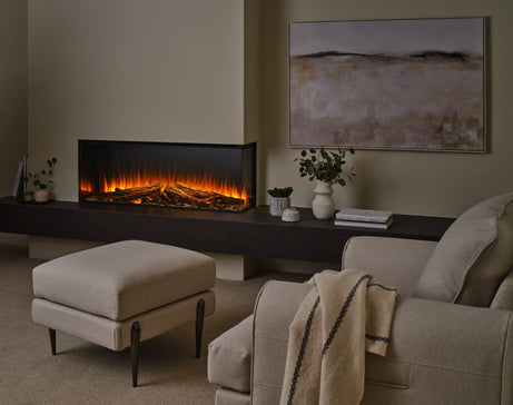 „British Fires“ elektriniai židiniai – tikra ugnies iliuzija jūsų namuose