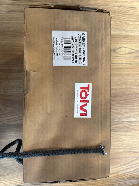 Jøtul door and glass sealing cord 6.4 mm
