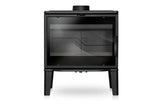 Lacunza BIARRITZ, wood-burning, cast iron stove, black