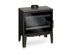 Lacunza BIARRITZ, wood-burning, cast iron stove, black