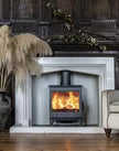 Plieninė krosnelė Charnwood Cranmore 7, juodos spalvos