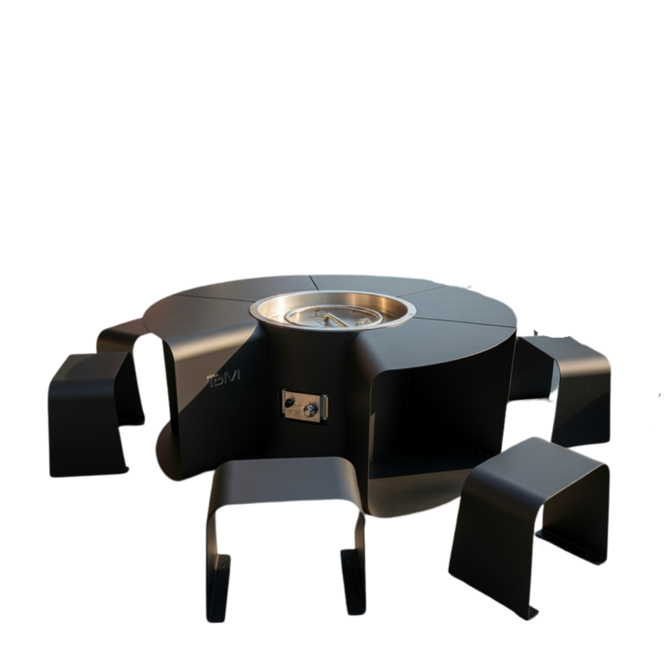 Outdoor fireplace RB73 BIJUNGA rusty