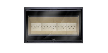 Lacunza LOIRE 1000 – wood-burning steel fireplace insert, elegance and efficiency in one