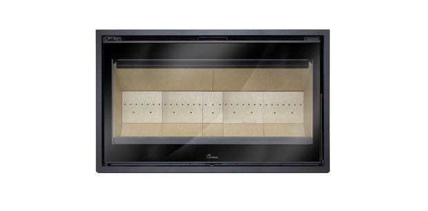 Lacunza LOIRE 1000 – malkinis plieninis židinio ugniakuras, elegancija ir efektyvumas viename