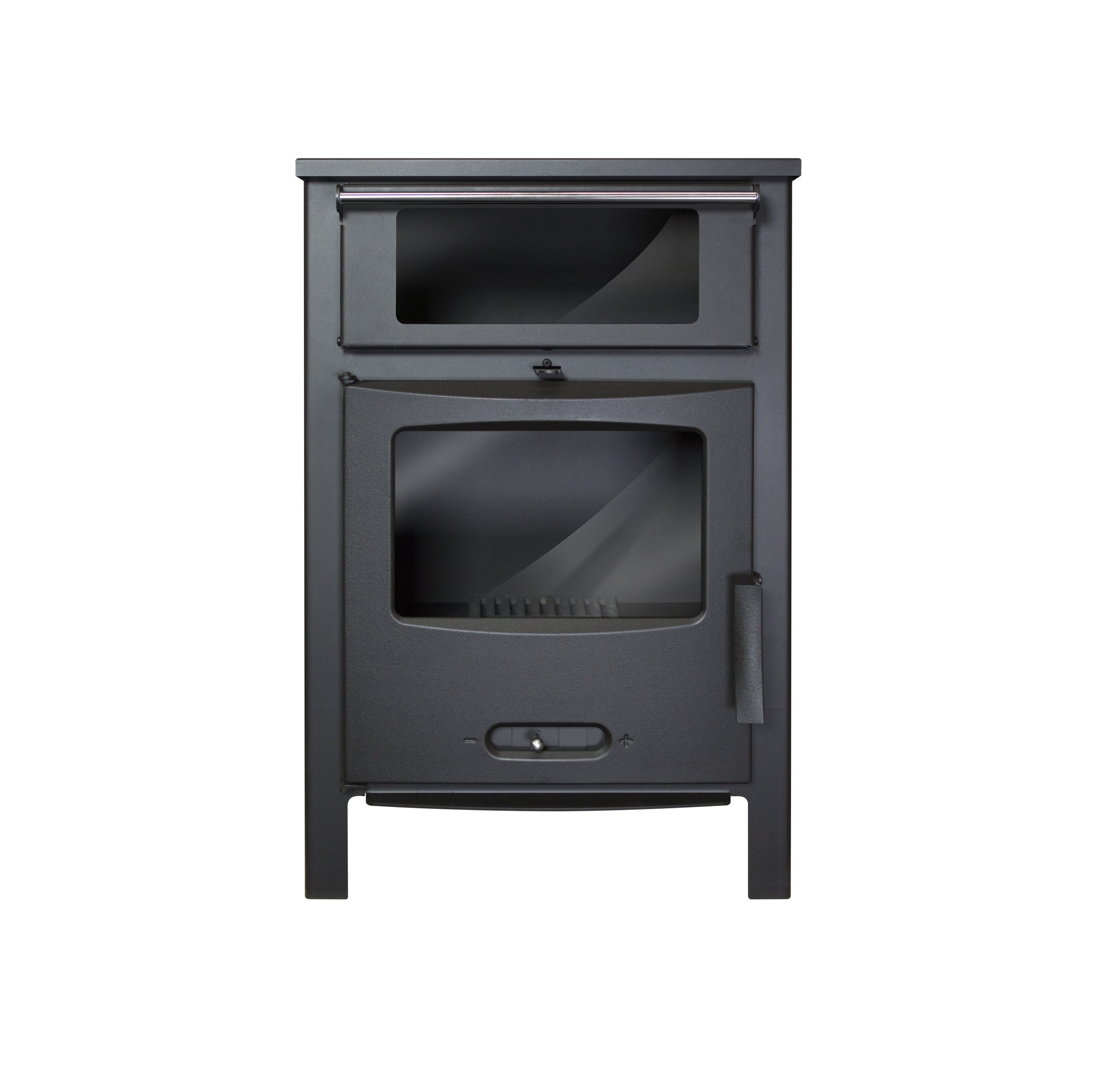 Lacunza Sagra CH plieninė malkinė krosnelė su integruota orkaite