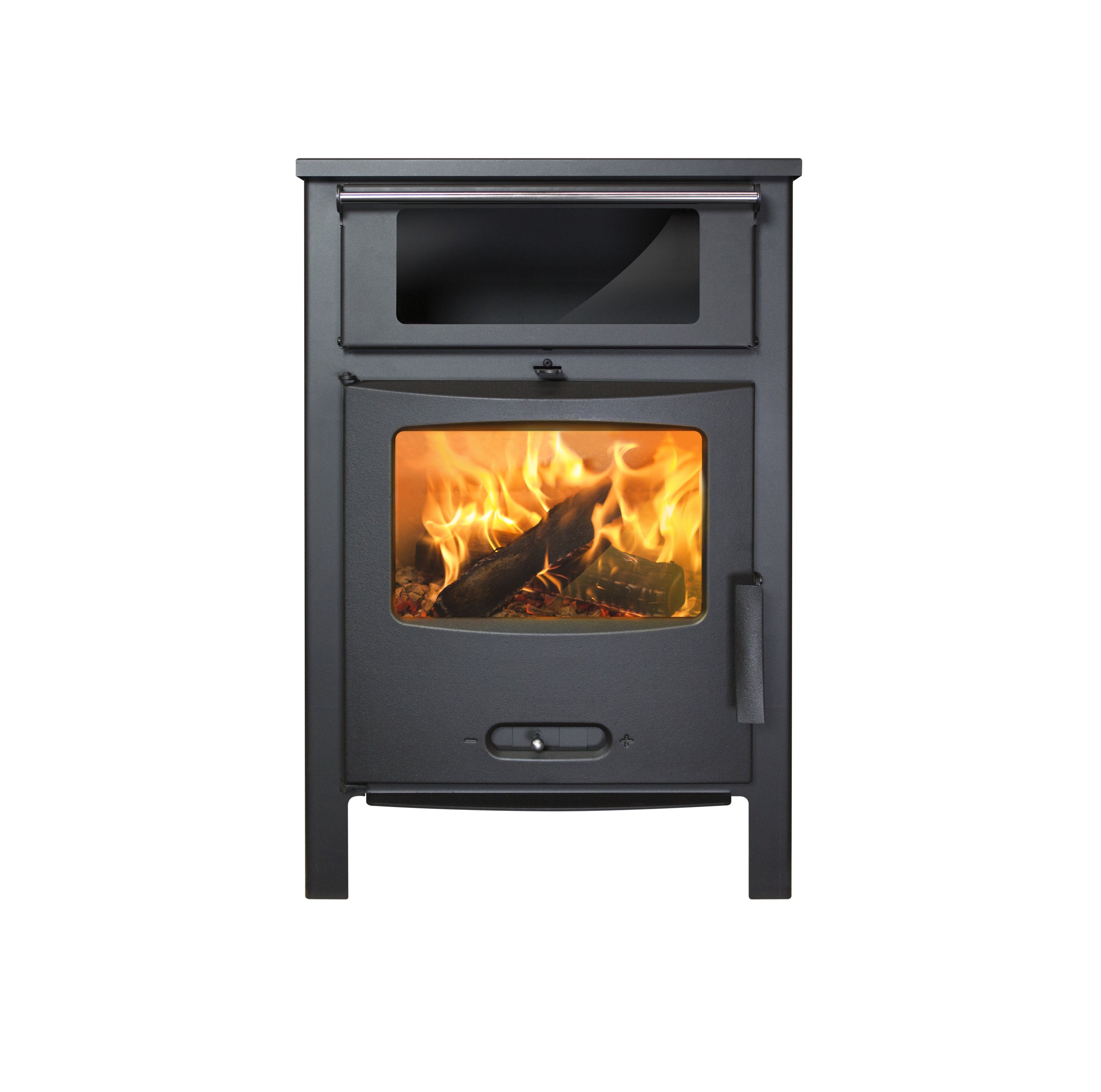 Lacunza Sagra CH plieninė malkinė krosnelė su integruota orkaite