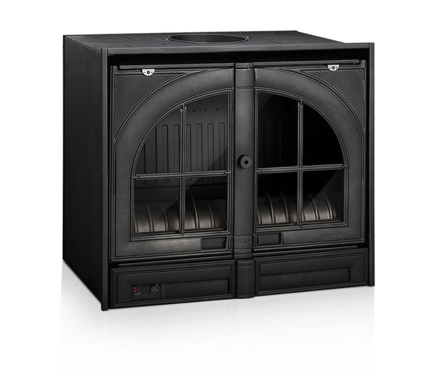 Lacunza ABODI P/E, ketinis, malkinis židinys, juodos spalvos , su iškeliamomis durelėmis