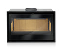 Lacunza AROA 800, steel, wood-burning fireplace insert, for A++ class homes, with clear glass system
