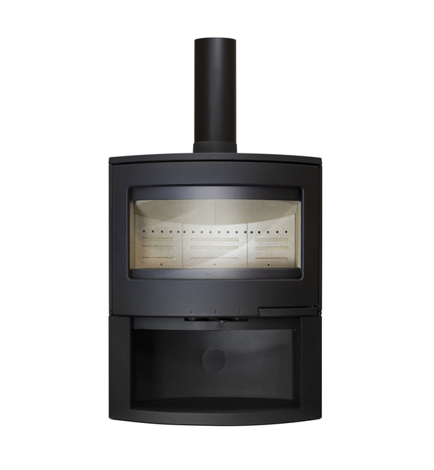 Lacunza BRISTOL, wood-burning, cast iron stove, black
