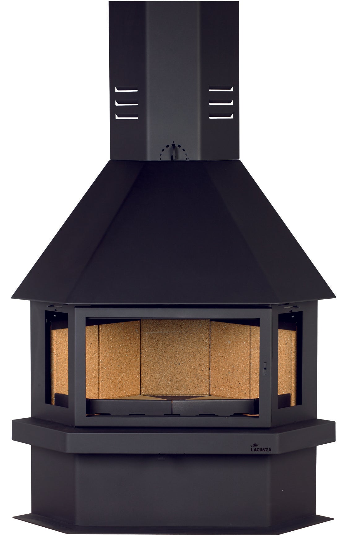 Lacunza CM 300R, black, with side windows, corner