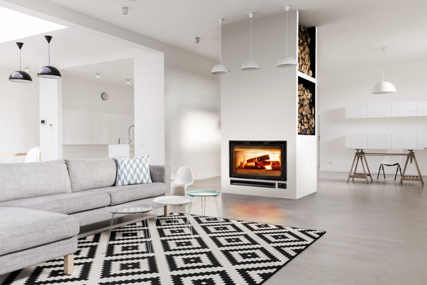 Lacunza IF 800, galingas ketinis, malkinis židinio ugniakuras, grilio grotelės