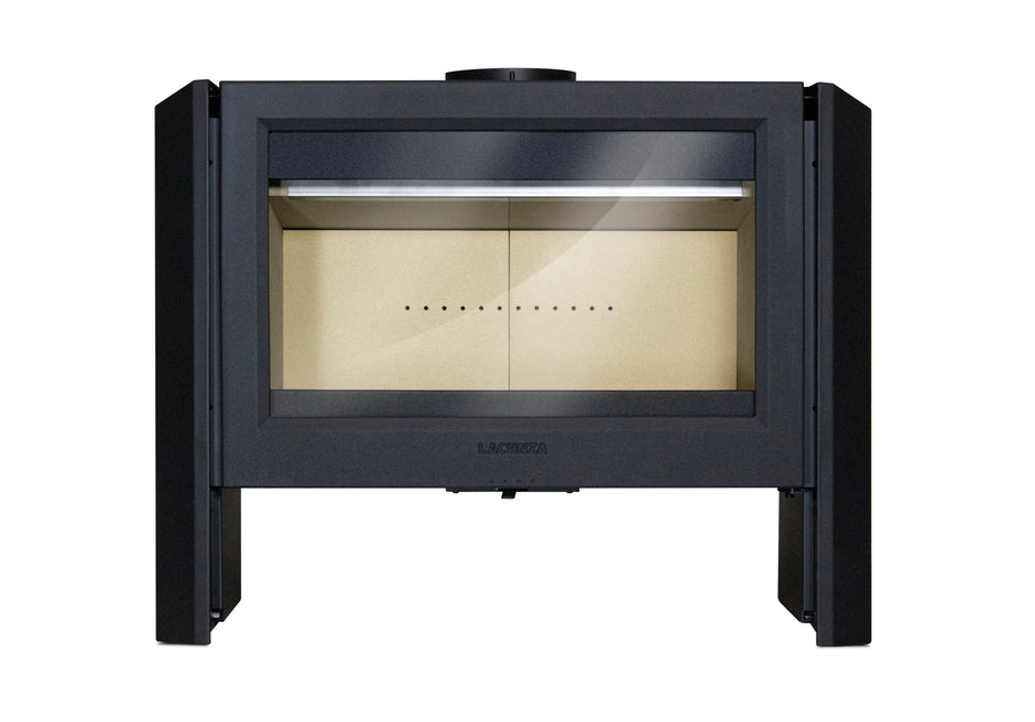 Lacunza LEON, wood-burning, steel-cast iron stove, black
