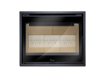 Lacunza LOIRE 700 – wood-burning steel fireplace insert, elegance and efficiency in one