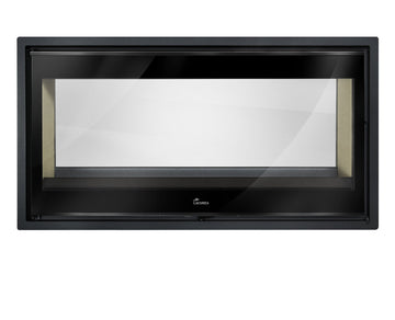 Lacunza NICKEL 1000 – dvipusis plieninis malkinis židinio ugniakuras