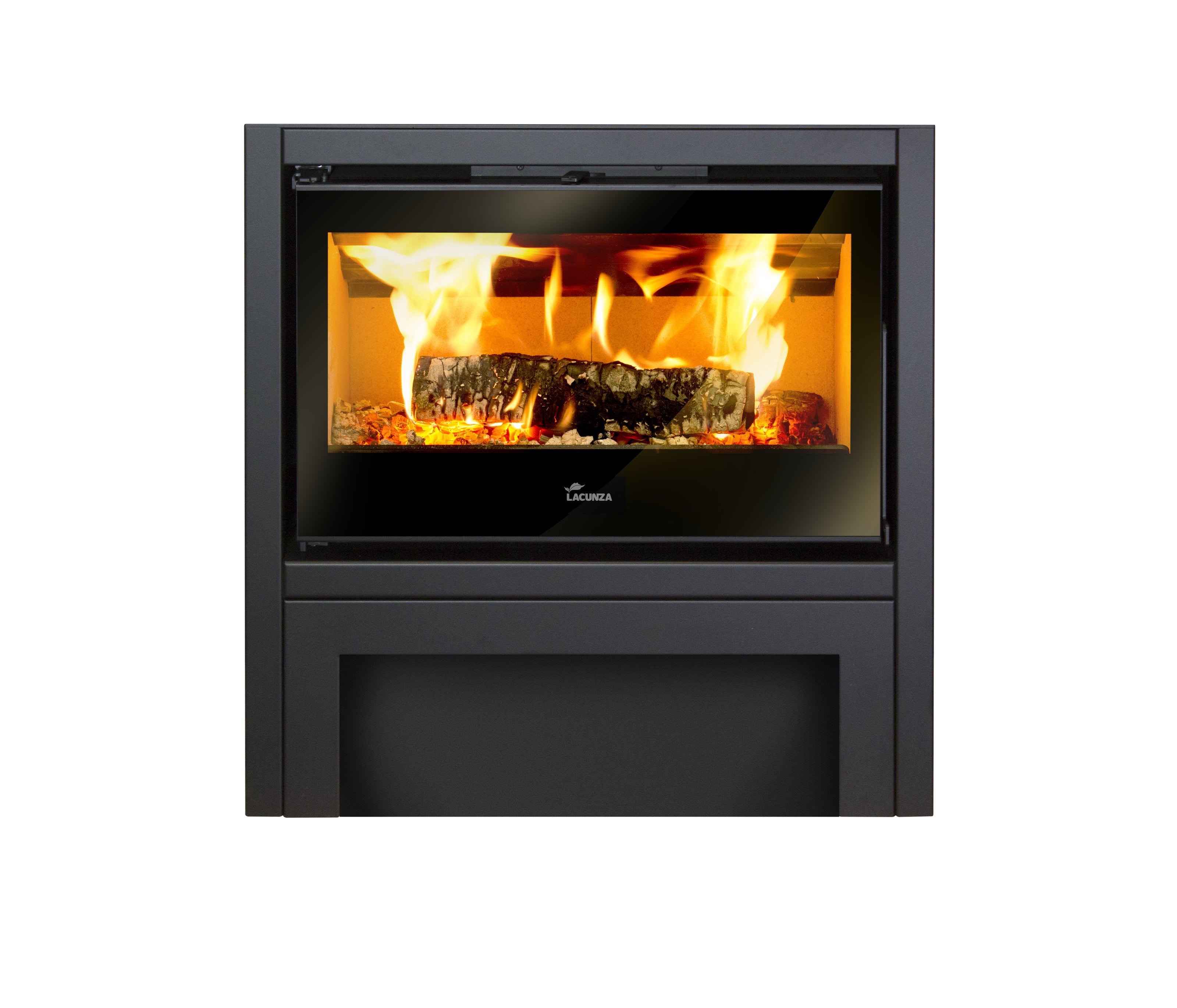 Lacunza Platinum 800 steel stove, black