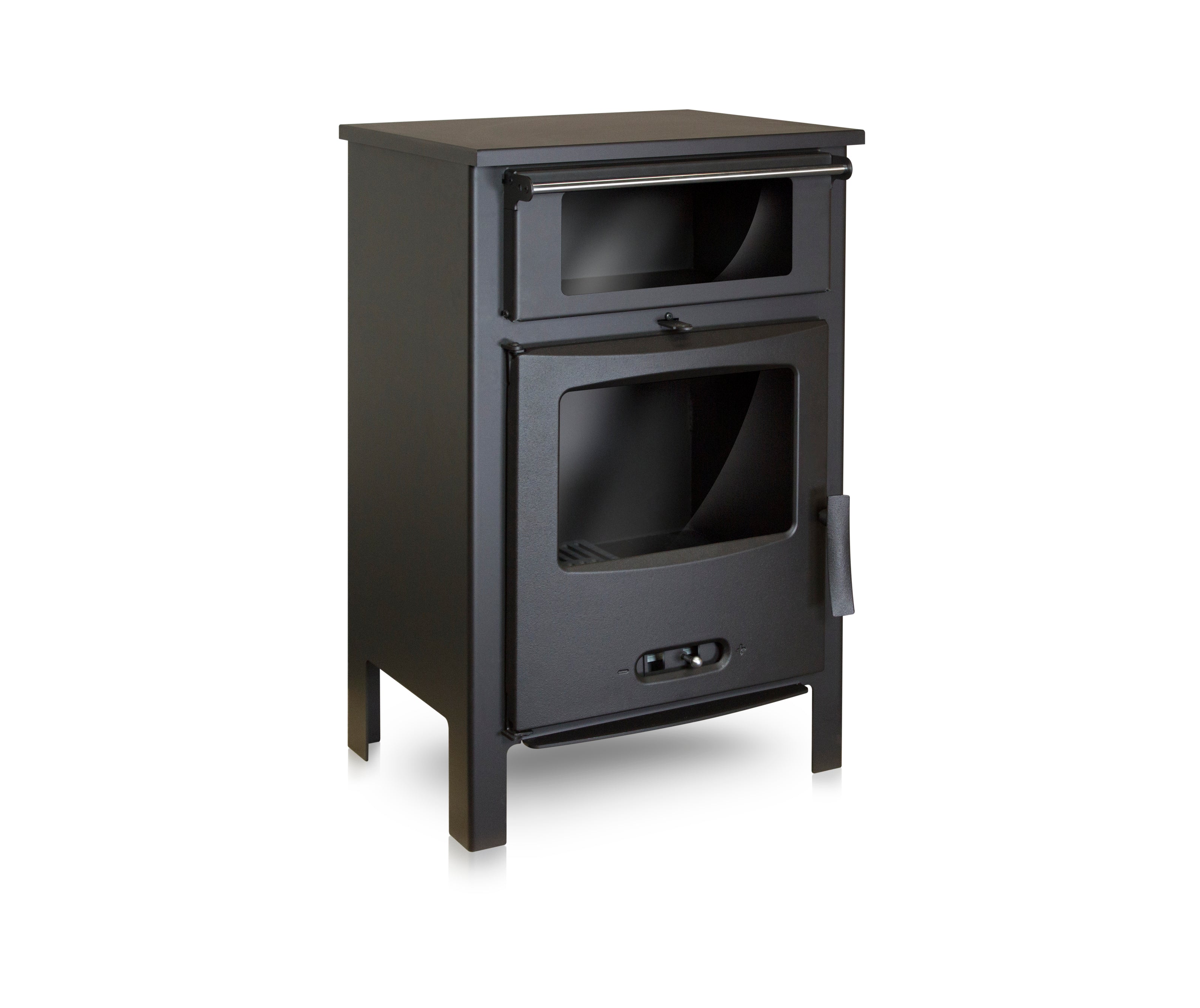 Lacunza Sagra CH plieninė malkinė krosnelė su integruota orkaite