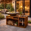Outdoor fireplace RB73 QUERCUS