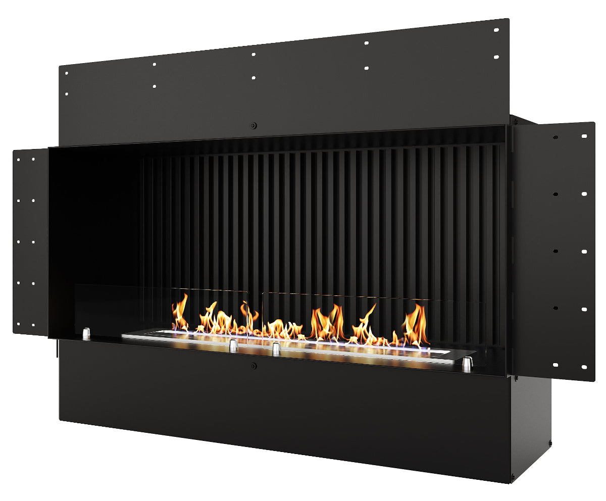 Biožidinys LACUNZA LUMIN 1100 S, juodos spalvos, su briaunuota nugarėle