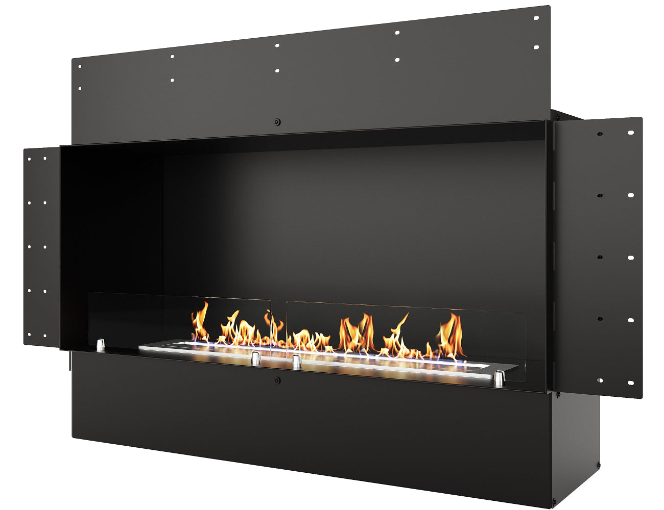 Biožidinys LACUNZA LUMIN 1100, juodos spalvos, su lygia nugarėle