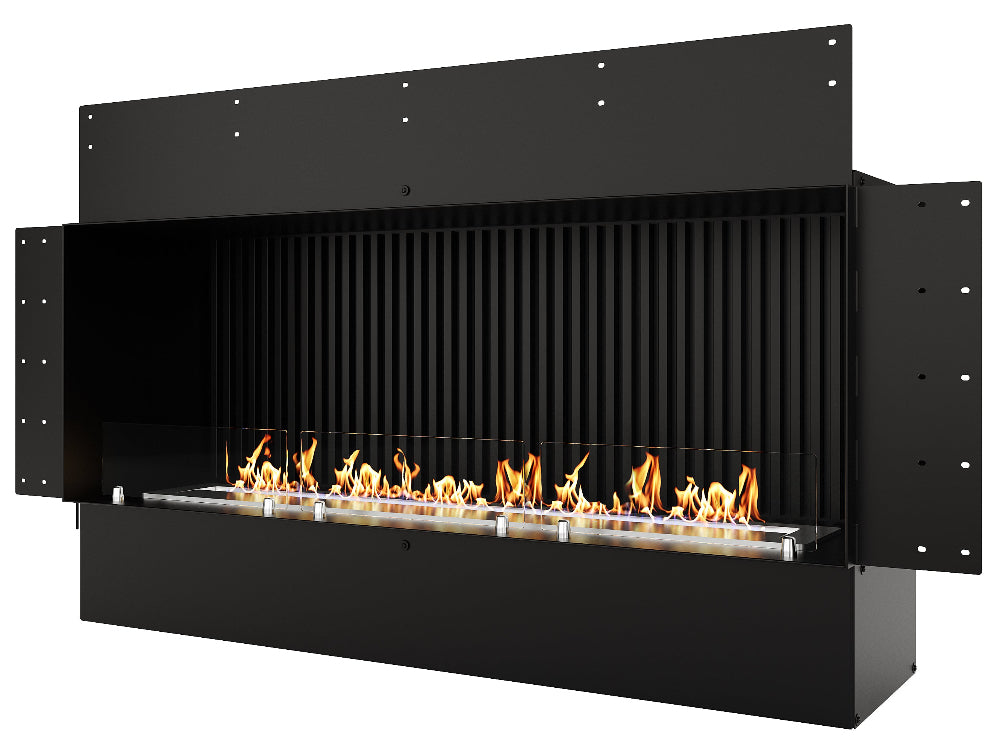 Biožidinys LACUNZA LUMIN 1300 S, juodos spalvos, su briaunuota nugarėle