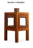 Quaruba L 4 sided glass