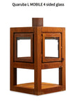 Quaruba L mobile 4 glass