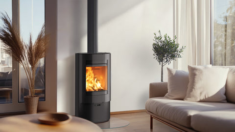 Plieninė krosnelė SCAN 79 1020 ZENSORIC, juodos spalvos