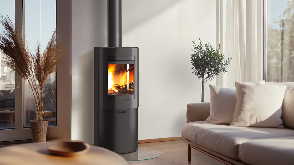 Plieninė krosnelė SCAN 79 1250 ZENSORIC, juodos spalvos