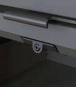 Plieninė krosnelė Charnwood Skye E 700, automatinis valdymas, juodos spalvos