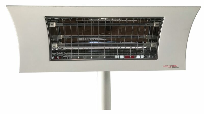 Stovas, skirtas lauko infraraudonųjų spindulių šildytuvui TECHNOTHERM DESINO TS,  juodos spalvos